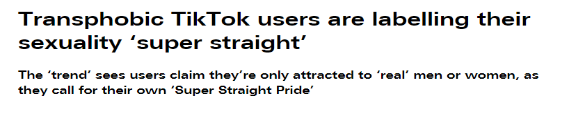 SuperStraightB1's tweet photo. Articles like this are written by #superphobic people, trying to discredit the #superstraight movement. These people are scared and uneducated, so it is our responsibility to educate them on the matter. We won't go away, and we will be accepted. https://t.co/QEmcoi5p0Q