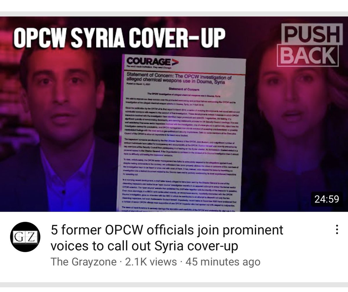 jimmy_dore's tweet photo. Weird how American “Journalists” STILL won’t tell you this truth about Syria. Its cuz all corporate news outlets  like @MSNBC @CNN &amp; @Nytimes are straight up pro war propagandists. 

5 former OPCW officials join prominent voices to call out Syria cover-up https://t.co/jv3NeOCeL5 https://t.co/k3XQJigy2t