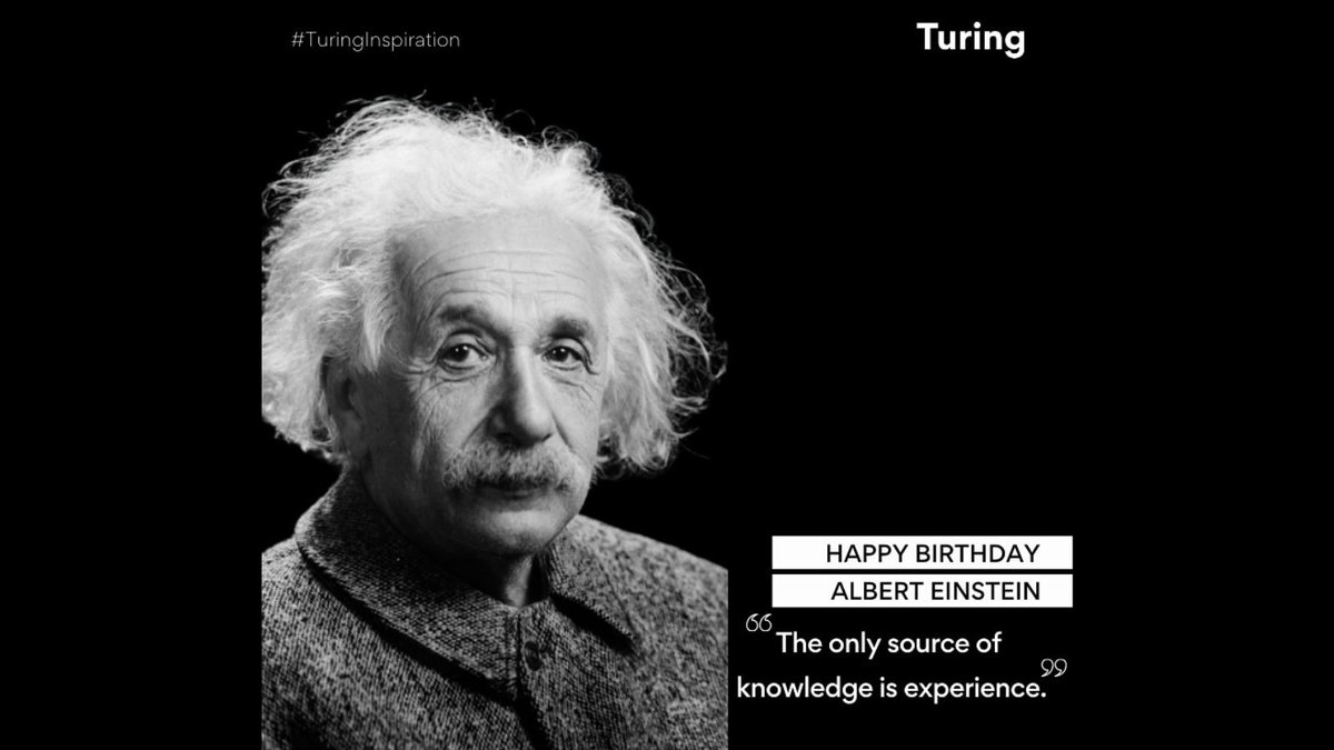 turingcom's tweet photo. Today, we pay tribute to legendary physicist Albert Einstein.
A "relatively" happy birthday to a once-in-a-generation mind and a true #TuringInspiration.
#Einstein #Einstein142 #OnThisDay #Physics #TuringCom #TuringJobs #TuringHire #TuringRemote #TuringDevelopers https://t.co/V6LqbWb2fZ