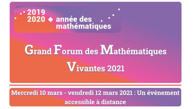 🎬 Les replays des conférences du #GFMV sont disponibles 👉twitch.tv/sciencepartici….
De nombreux échanges à (ré)écouter :
🎞️ #GrandOral
🎞️ Marches aléatoires
🎞️ Outils #numériques
🎞️ Ressources #collège DGESCO
🎞️ Ressources #lycée DGESCO
🎞️ Influences des #stéréotypes de genre...