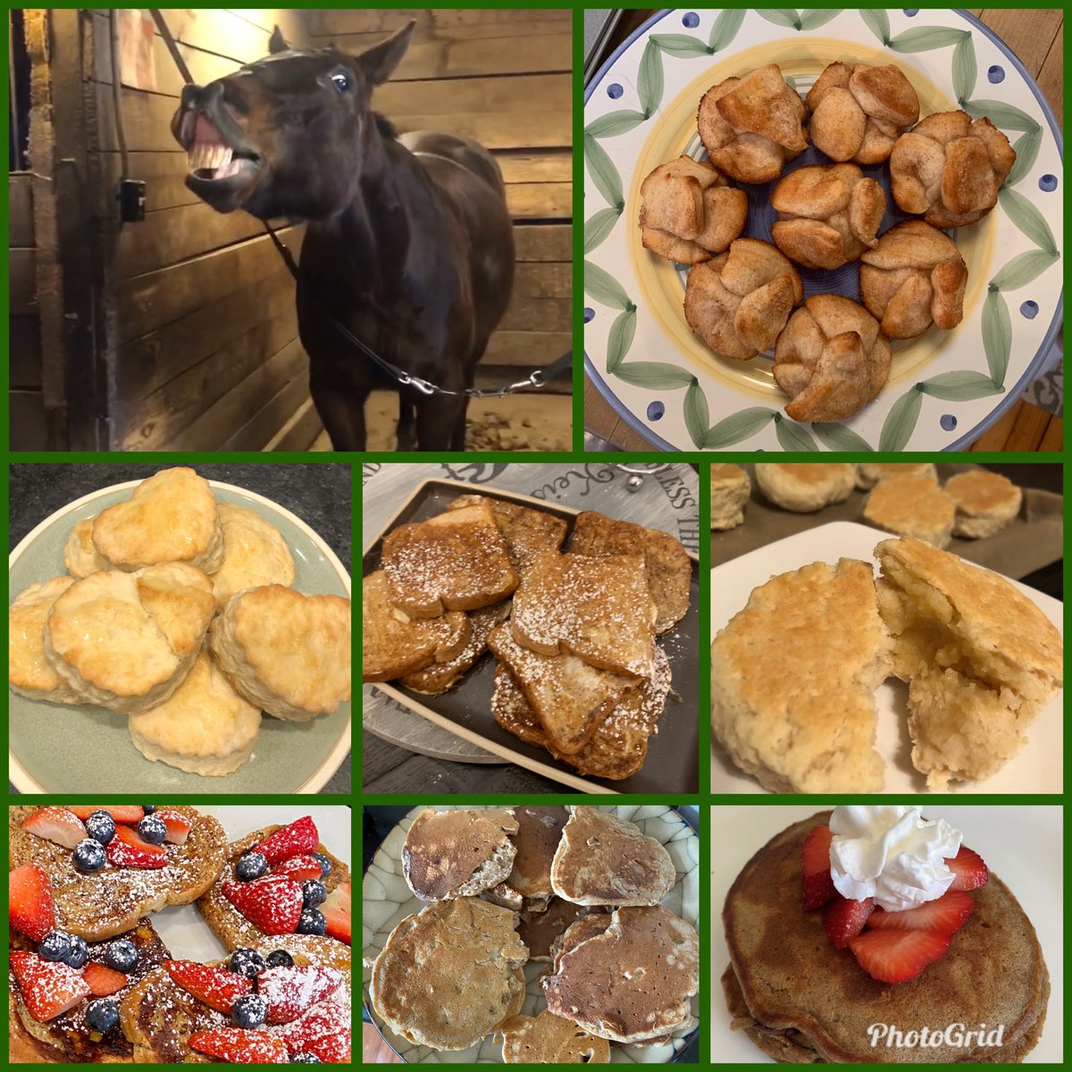 I never imagined one of the biggest smiles after eating <a href="/CBHolicongMS/">CB Holicong MS</a> Ss cooking would come from a horse. Ss continue to AMAZE me with their #athomecooking and skills: measuring, whisking, chopping, &amp; beautiful presentation. “We eat first with our eyes.” #FCSTeacher #cbsdproud