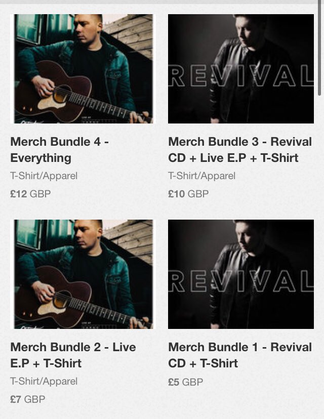Merch bundles now available!
Just 11 T-Shirts left!
Thanks so much to everyone that’s ordered lately!
If you haven’t yet, make sure you get one before they go! 🙌
christiansmithmusic.Bandcamp.com/merch