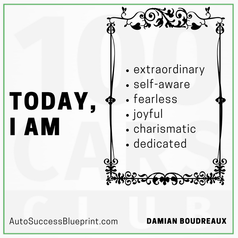 DamianBoudreaux's tweet photo. Be who you are! #Love #Sales #AutoTrainingAcademy #100CarsClub https://t.co/RpAYW3lNHn