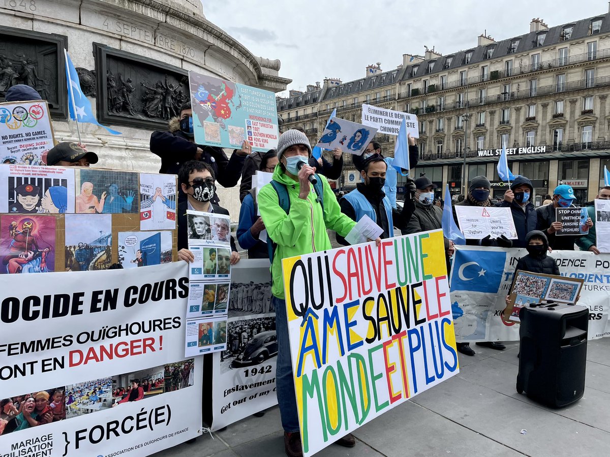 Francois Bechieau (@fr_bechieau) on Twitter photo Au rassemblement de #solidarité avec les #Ouighours organisé par mon ami <a href="/Voltuan/">Voltuan-Redde</a> avec l’association <a href="/DesOuighours/">Association des Ouïghours de France</a> et de nombreux soutiens. Stop à l’oppression par la #Chine du peuple #Ouighour ! #Ouighourslivesmatter <a href="/UyghurInstitute/">Institut Ouïghour d'Europe</a> <a href="/ouighours_news/">ouïghours news</a> <a href="/COuighours/">Collectif Agir pour les Ouïghours</a> <a href="/MdpMouvement/">Mouvement des Progressistes</a> Au rassemblement de #solidarité avec les #Ouighours organisé par mon ami <a href="/Voltuan/">Voltuan-Redde</a> avec l’association <a href="/DesOuighours/">Association des Ouïghours de France</a> et de nombreux soutiens. Stop à l’oppression par la #Chine du peuple #Ouighour ! #Ouighourslivesmatter <a href="/UyghurInstitute/">Institut Ouïghour d'Europe</a> <a href="/ouighours_news/">ouïghours news</a> <a href="/COuighours/">Collectif Agir pour les Ouïghours</a> <a href="/MdpMouvement/">Mouvement des Progressistes</a>