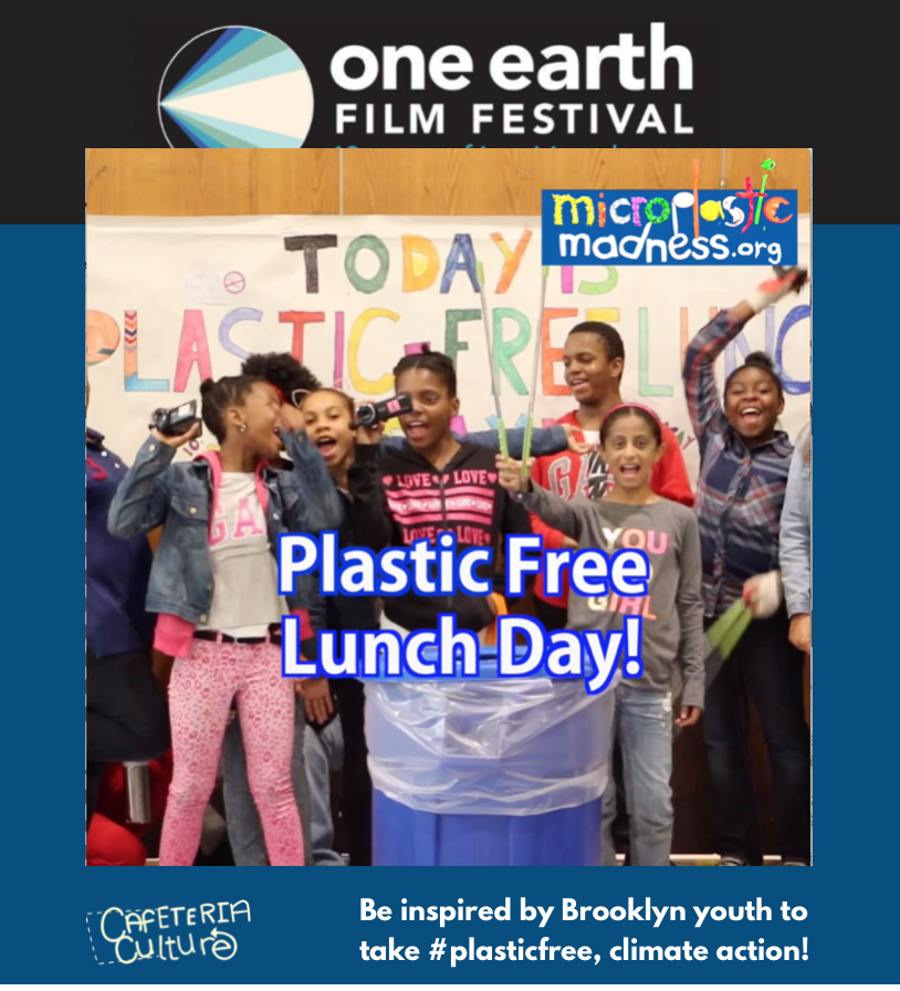 CafeteriaCu's tweet photo. watching:
#MicroplasticMadness w/ @OneEarthFF and @shedd_aquarium
If all 1800 NYC @NYCSchools reduce the same amount of plastic on #plasticfreelunch day as PS15 did, then we could reduce 1,000,000 single-use #plasticfree items citywide! What about #Chicago schools ?! https://t.co/b2oXW3Qv9T
