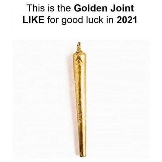 Marihemp420's tweet photo. #golden #goldenjoint #luck #goodluck #alltheluck #luckiest #stoner #WeedLovers #stonermemes #high #highhigh https://t.co/XqTeOGmks2