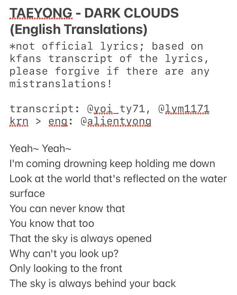 방구석린 먹구름 Dark Clouds Lyrics Even When The Day Passes Stay By My Side Up Down My Feelings Are Always Somehow Like I M Depressed I D Say Let S Stop
