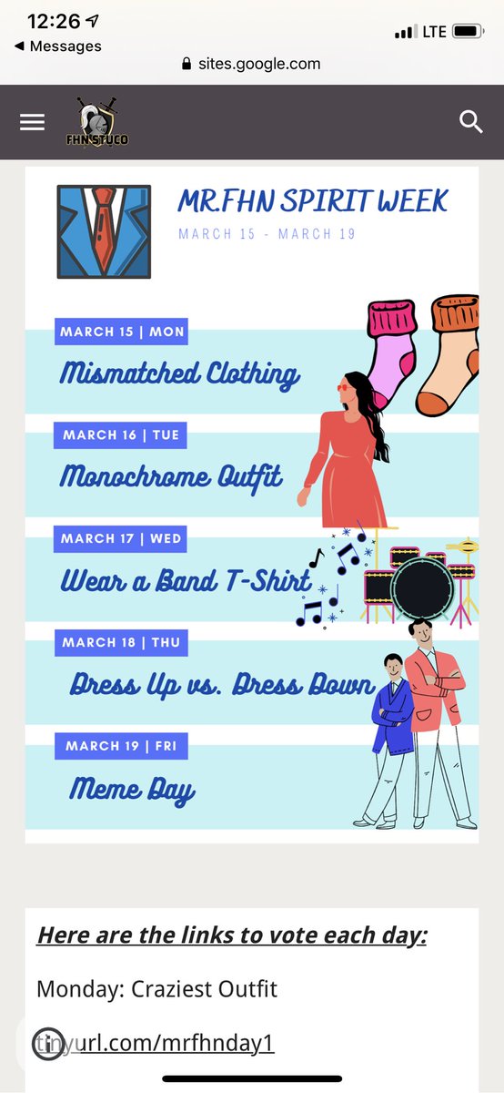 FHN Friends: Join us in celebrating Virtual Mr. FHN this week by participating in the spirit days! See you tomorrow in your crazy, mismatched clothes. #FHNCommunity