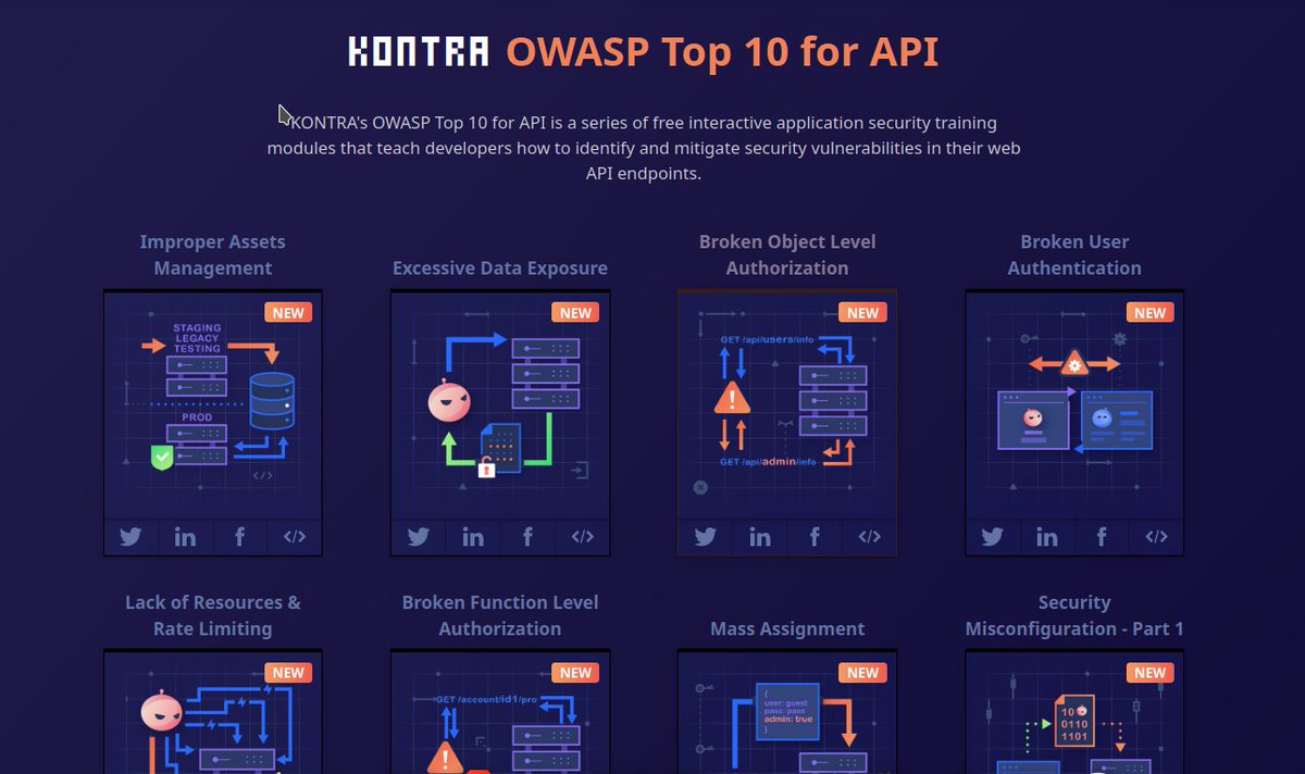 0xInfection's tweet image. Just found this piece of gold. OWASP Top 10 API explained with *interactive* in-browser examples. A fantastic piece of art from @security_contra! ❤️🔥 #infosec #bugbountytips
application.security/free/owasp-top…