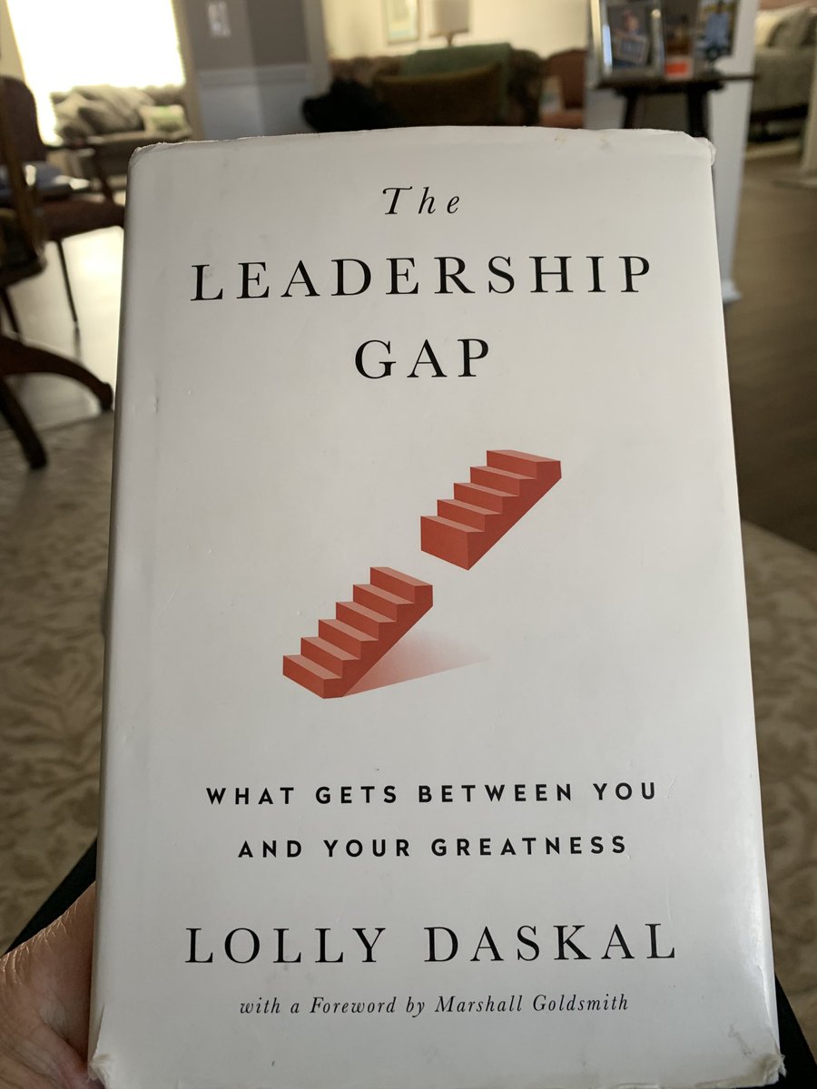 Finished reading The Leadership Gap once again.  A great book on understanding “how our weaknesses live in the shadows of our strengths.”  ⁦@LollyDaskal⁩ #LeadershipGap #MarchIsReadingMonth #TodayaReaderTomorrowaLeader