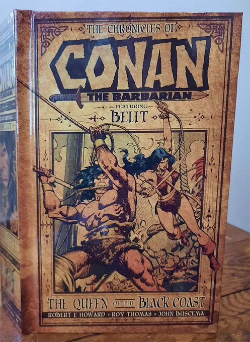 Wow!
Custom bound hardcover of Conan #58-100 featuring the "Ballad of Belit" 