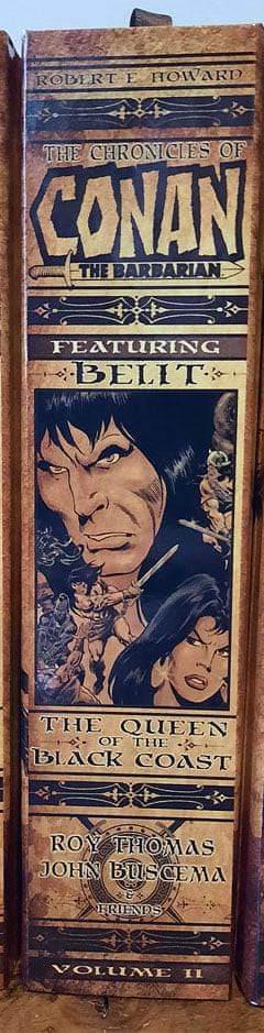Wow!
Custom bound hardcover of Conan #58-100 featuring the "Ballad of Belit" 