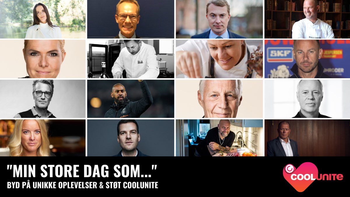 Odendo_DK's tweet photo. Deltag i budkampen på "Min store dag som..."-auktionen, hvor stribevis af store personligheder, har doneret unikke oplevelser, til fordel for @UniteCool ❤️ https://t.co/eCJciRut2W https://t.co/qrGv5WDbWX