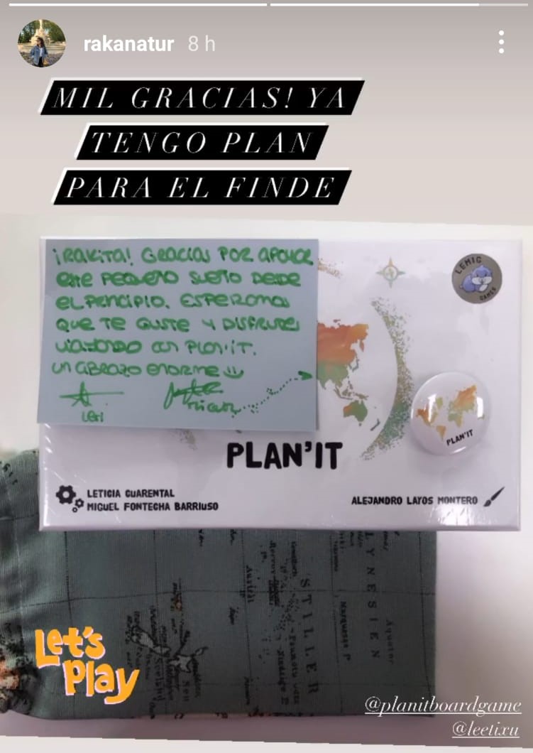 planitboardgame's tweet photo. ¡Plan'it ya está aquí!

Ya hemos enviado los juegos y en los próximos días llegarán a los domicilios de los mecenas o los puntos de recogida elegidos. ¡Algunos ya lo tienen!

¡Qué ganas de que os llegue!

#planit #juegosdemesa #viajes https://t.co/FuaksP3w7e