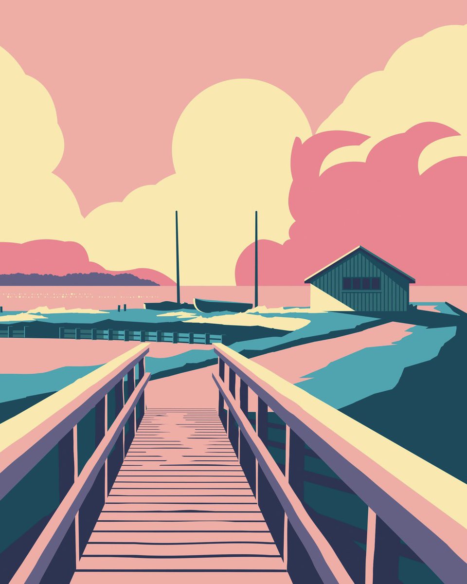 mondaycreative's tweet photo. Newtown Creek, Isle of Wight.
Giclee Prints now available: https://t.co/GLJYZfyqdg 

Part of a series of illustrations exploring the beauty of the Isle of Wight.

#isleofwight #newtown #pureislandhapiness #illustrationart #artprint https://t.co/g04dwRE0m3
