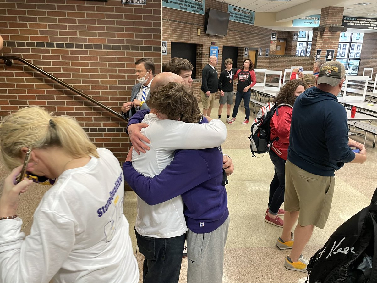 avoneagles's tweet photo. Cael Saxton finishes his amazing career at Avon High School Today. He has many wrestling accomplishments and accolades, but none will be as great as what he meant to our school as a leader and role model.  Cael....Thanks for making Avon a better place. https://t.co/zM2FEP8Atn