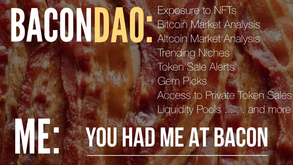 portslanding's tweet photo. Best thing I ever came across in Crypto. Bacon. #bacondaomemes #virtualbacondao @VirtualBacon1 @VB_DAO https://t.co/LQ69FY93US
