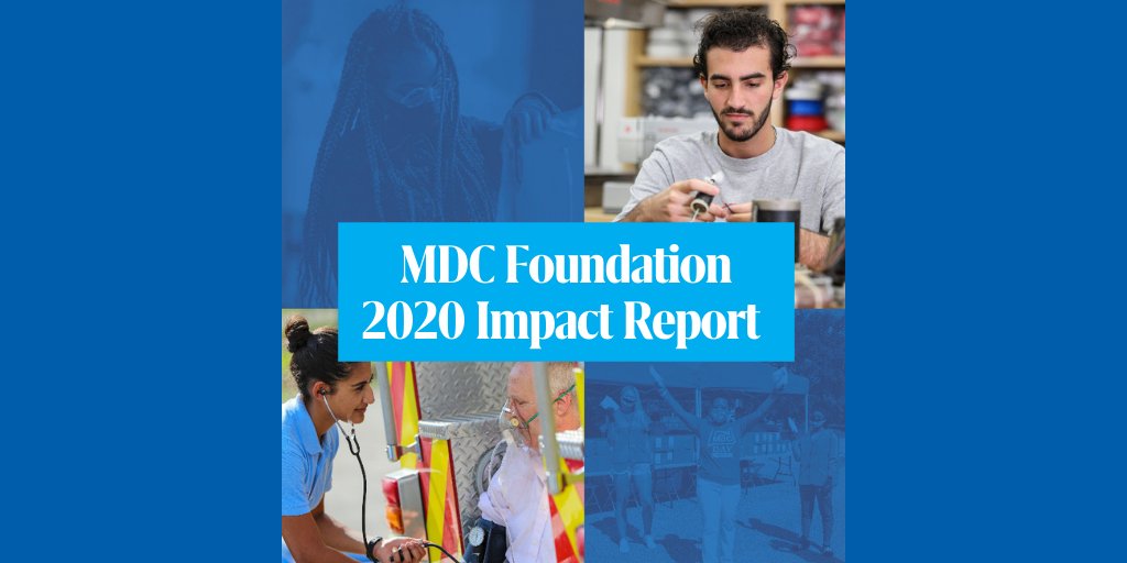 <a href="/MDCollege/">Miami Dade College</a> community, our 2020 Impact Report is out, learn about the lives you've changed!

As you read our latest impact report, we hope you find inspiration in the ways your kindness and generosity helped MDC students.

Read full report: bit.ly/MDCFImpactRepo…