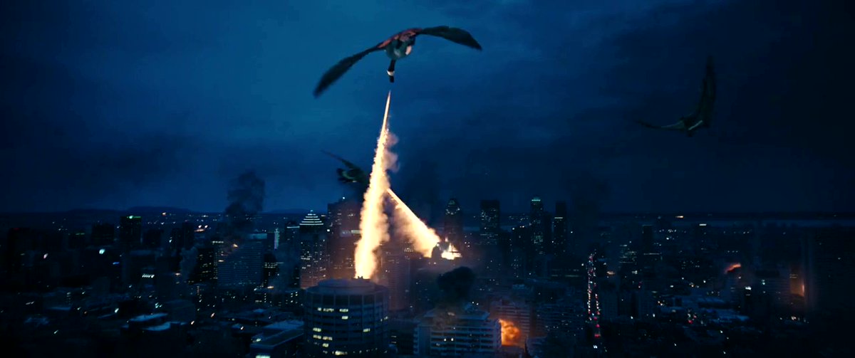 AleMorgul's tweet image. Just when you thought you'd seen everything, giant fire-breathing geese. #DeathOfALadiesMan. Bizarre movie.