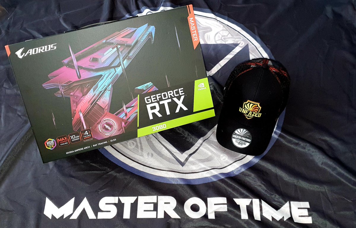 Hey, Après l'annonce de notre rosters nous vous donnons la possibilité de GAGNER une Aorus RTX 3080 Master !

Pour cela il faut :
Nous follow
RT cette publication
Commente cette publde ton jeu favoris !

Annonce du winner dimanche 21 mars à 20h00
<a href="/ValkyrFactory/">Valkyr Factory</a> 
#Concours