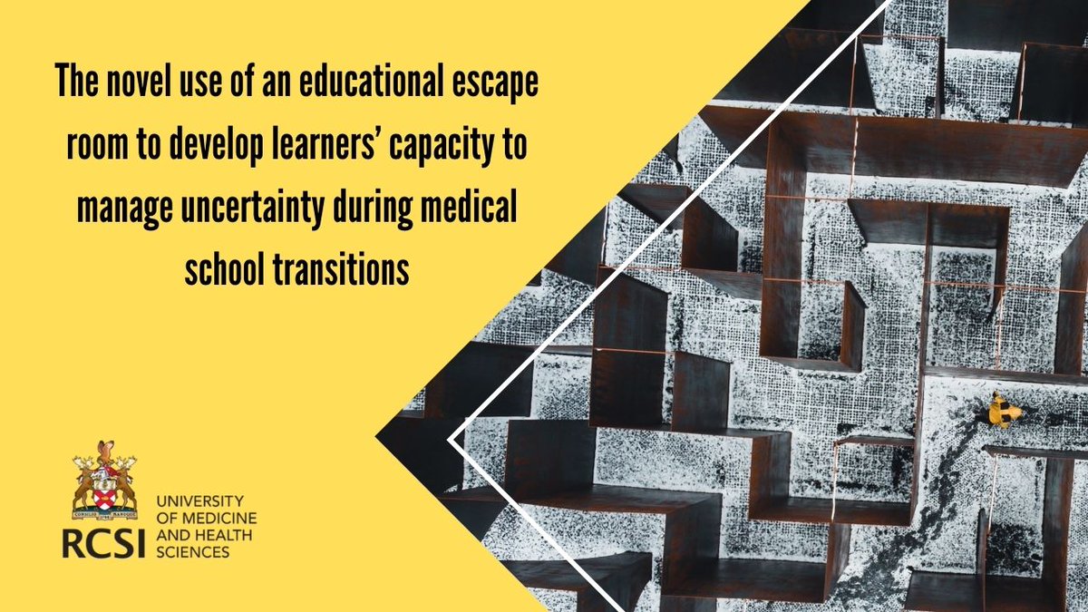 Delighted to announce the RCSI HPEC research team with <a href="/elvrr/">elvrr</a> has been awarded the 2021 INHED/MCI RIME grant for our project ‘The novel use of an educational escape room to develop learners’ capacity to manage uncertainty during medical school transitions’....  #inhed2021 #rcsi
