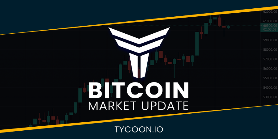tycoon's tweet photo. Bitcoin continues to pull through and the bull run is in full swing. #Bitcoin has reached a new all-time high and we can also see a clear upswing in its dominance. 40k $ is still missing to the 100k mark and we are just in March! 
#tycoon #tycoontrading #alltimehigh #cryptoupdate https://t.co/1aLATlNB4G