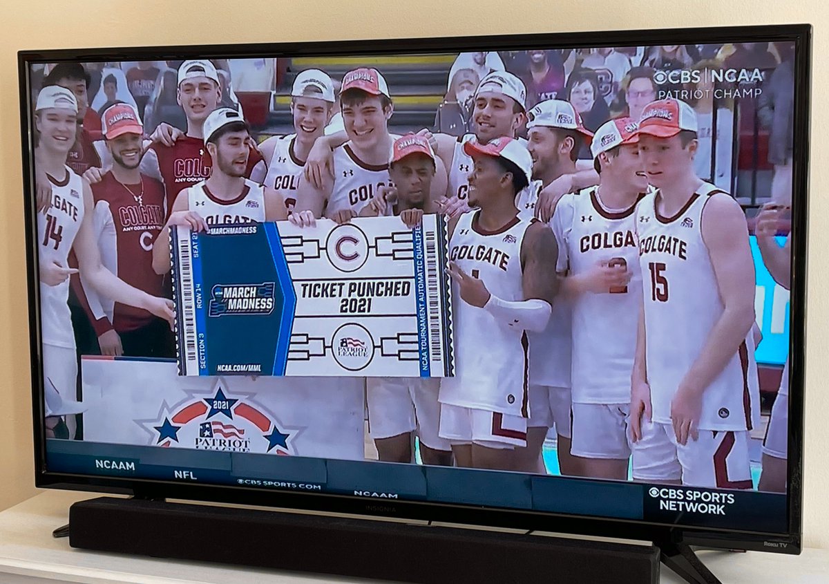 harryraymond's tweet image. .@colgateuniv are your Patriot League champs!

Congrats @ColgateMBB. Celebrating down in New York. #GoingDancing 🏀