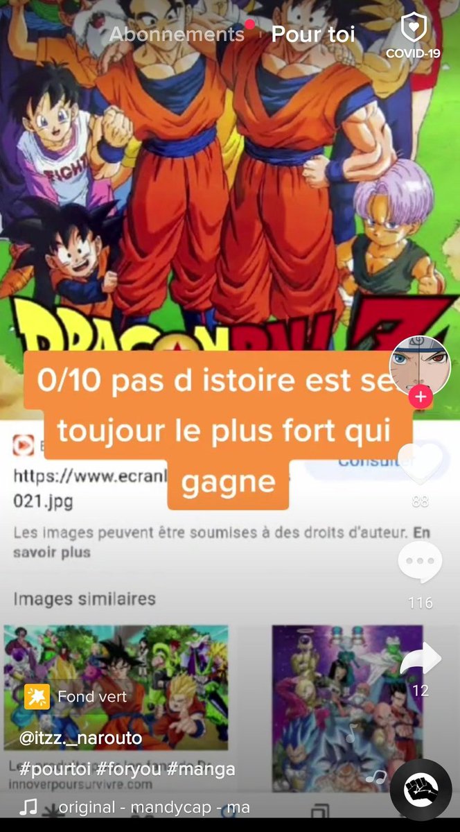 roronoamomoh's tweet photo. On devrait interdire le droit de regarder des anime a la commu tik tok https://t.co/9zzRTlm6Y5