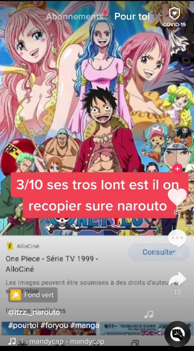 roronoamomoh's tweet photo. On devrait interdire le droit de regarder des anime a la commu tik tok https://t.co/9zzRTlm6Y5
