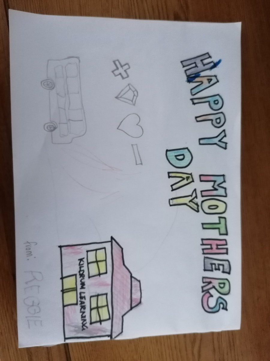 JaneMcCaffert11's tweet photo. @KildrumC Reggie's mother's Day gift to me 😂😂 with daddy's help 😘 https://t.co/5Z9tXLOCKZ