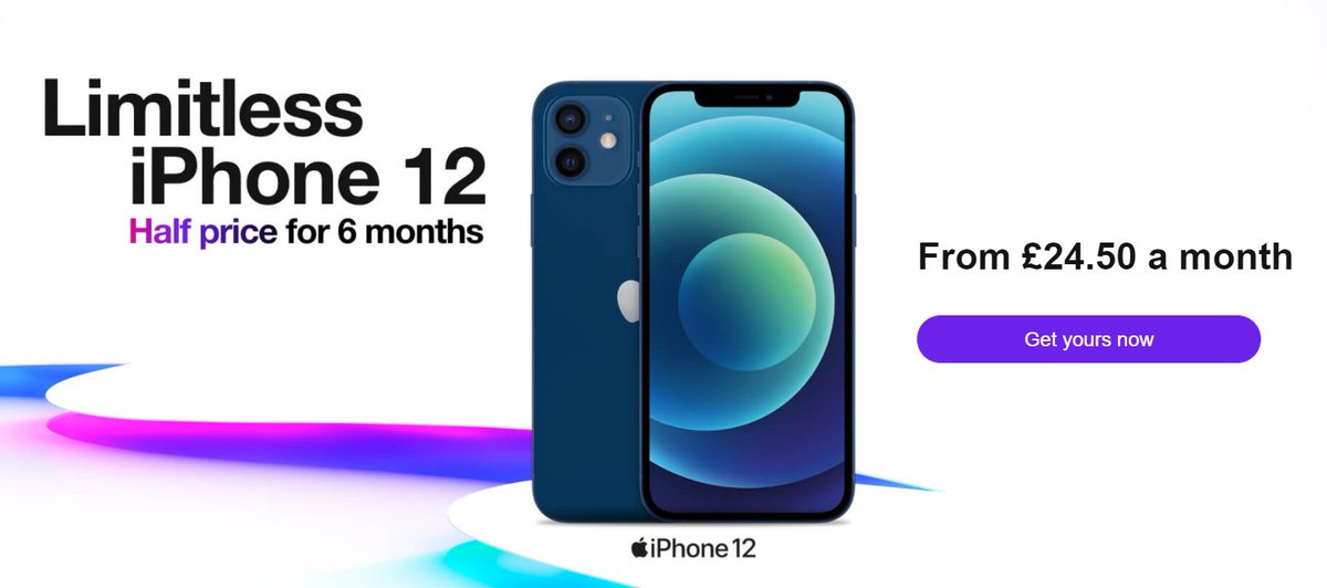 adnzafar's tweet photo. Limitless Iphone 12. Half Price For 6 Months
{https://t.co/DoThN5ylhw}
#iphone12 #iPhone12studio #iPhone12Th #threeUK #3UK #smartphone #smartphones #onlinedeals #DealoftheDay #iphone #apple #tech #england #scotland #wales #ireland #4g #5gsmartphone https://t.co/WCBulKVJSM