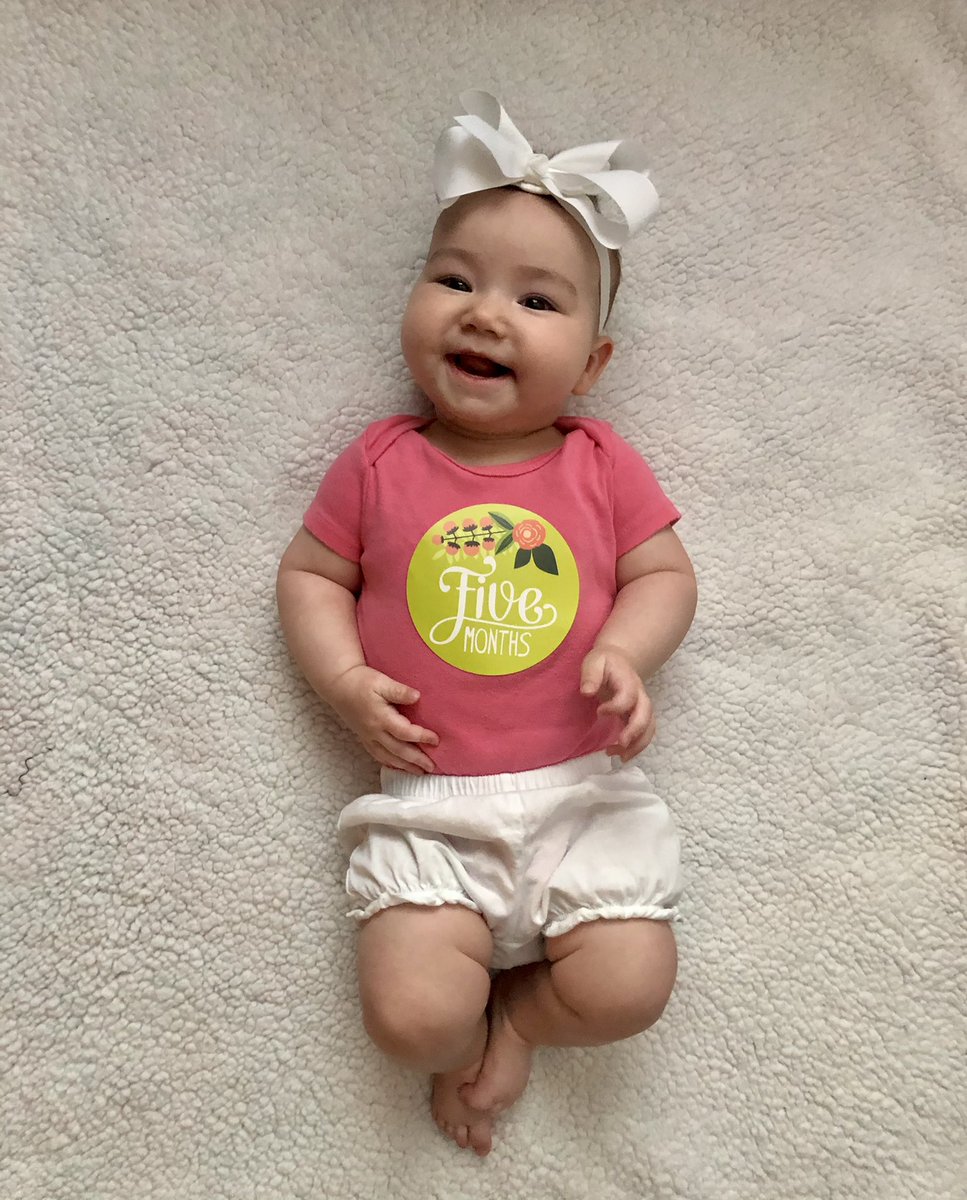 thISmystory's tweet photo. Twitter is still lacking in the fluffy baby department, so I’m happy to do my part. #fivemonths https://t.co/e9DePXiNJC