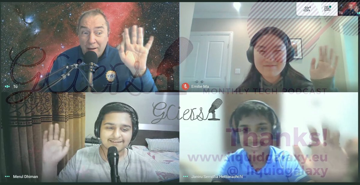 If you want to see and/or listen our younger <a href="/_liquidgalaxy/">_liquidgalaxy</a> project contributors, here's our 7th episode of the #GCiersPodcast , we talk about Linus Kernel calls, RSS and experiences on past GSoC 2020 plus the new @gsoc program for 2021
liquidgalaxy.eu/2021/03/gciers…