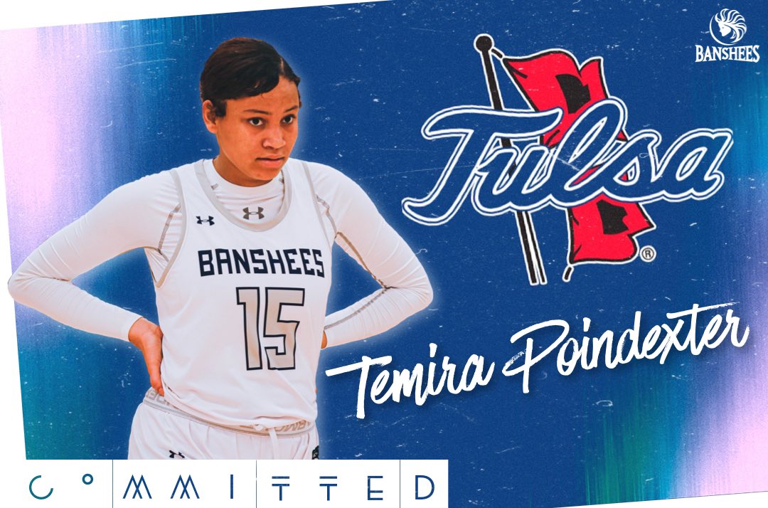 Bansheefam's tweet photo. Shoutout to @TDexOnPoint on her commitment to @TUWBasketball and @TUcoachMoss The #bansheefam is so happy for you! #3SSB https://t.co/1yDaTVHSbs