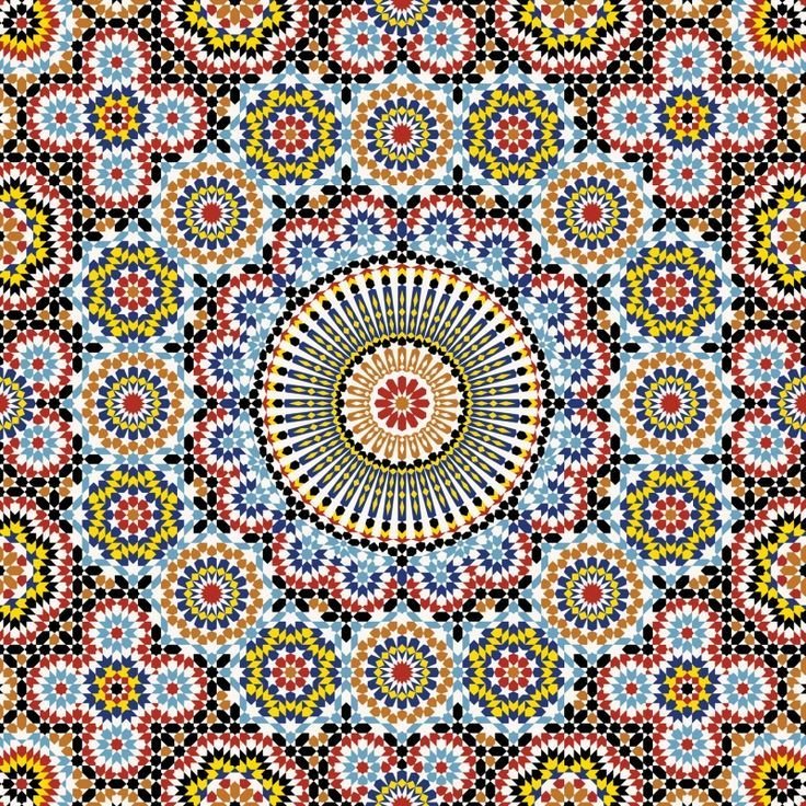 ethonoma's tweet photo. Africa (pi day) circles spotlight #2
🇲🇦Moroccan Zellige mosaic tiles
Zellige means “little polished stones” in Arabic. It’s similar to Azulejo in Spain and Portugal (North Africa has Spanish and Portuguese influence) https://t.co/dn8oIrn5FN