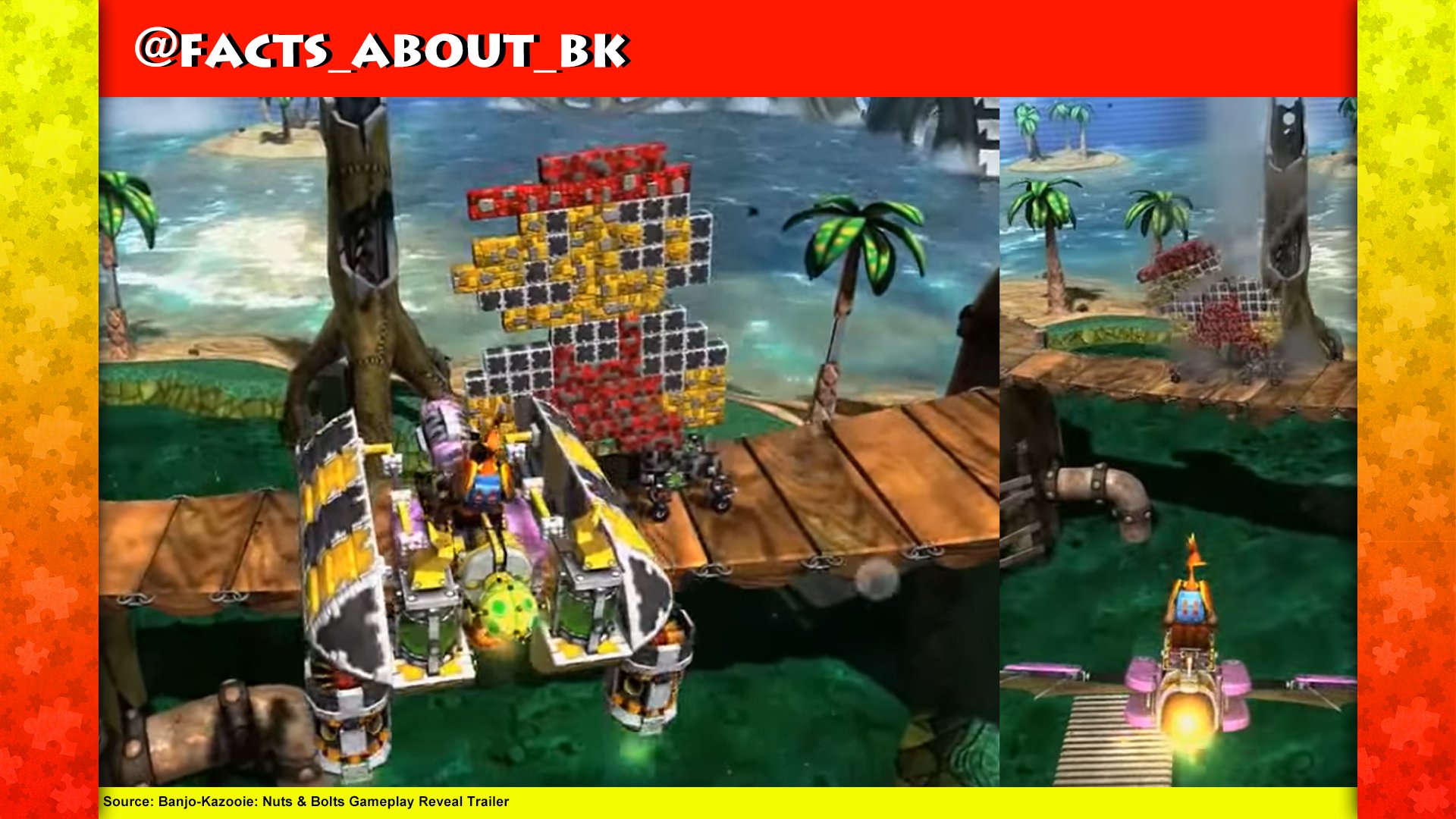 Facts about Banjo-Kazooie 🪺 on X: While the blocky nature of #BanjoKazooie:  Nuts & Bolts render was unpopular with fans, it is noted the Banjo was  originally going to be given a