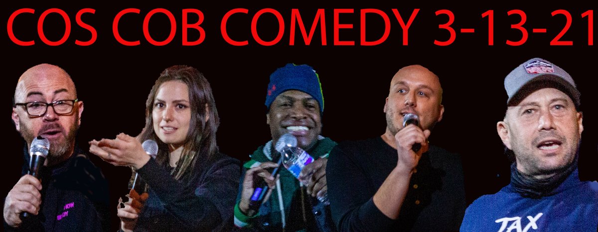 COS COB COMEDY 3-13-21 #SUPPORTLIVECOMEDY it was a fun show and good times @pat_oates @NatalieCuomo @larrybeyah @KevinDombrowski @aaronbergcomedy