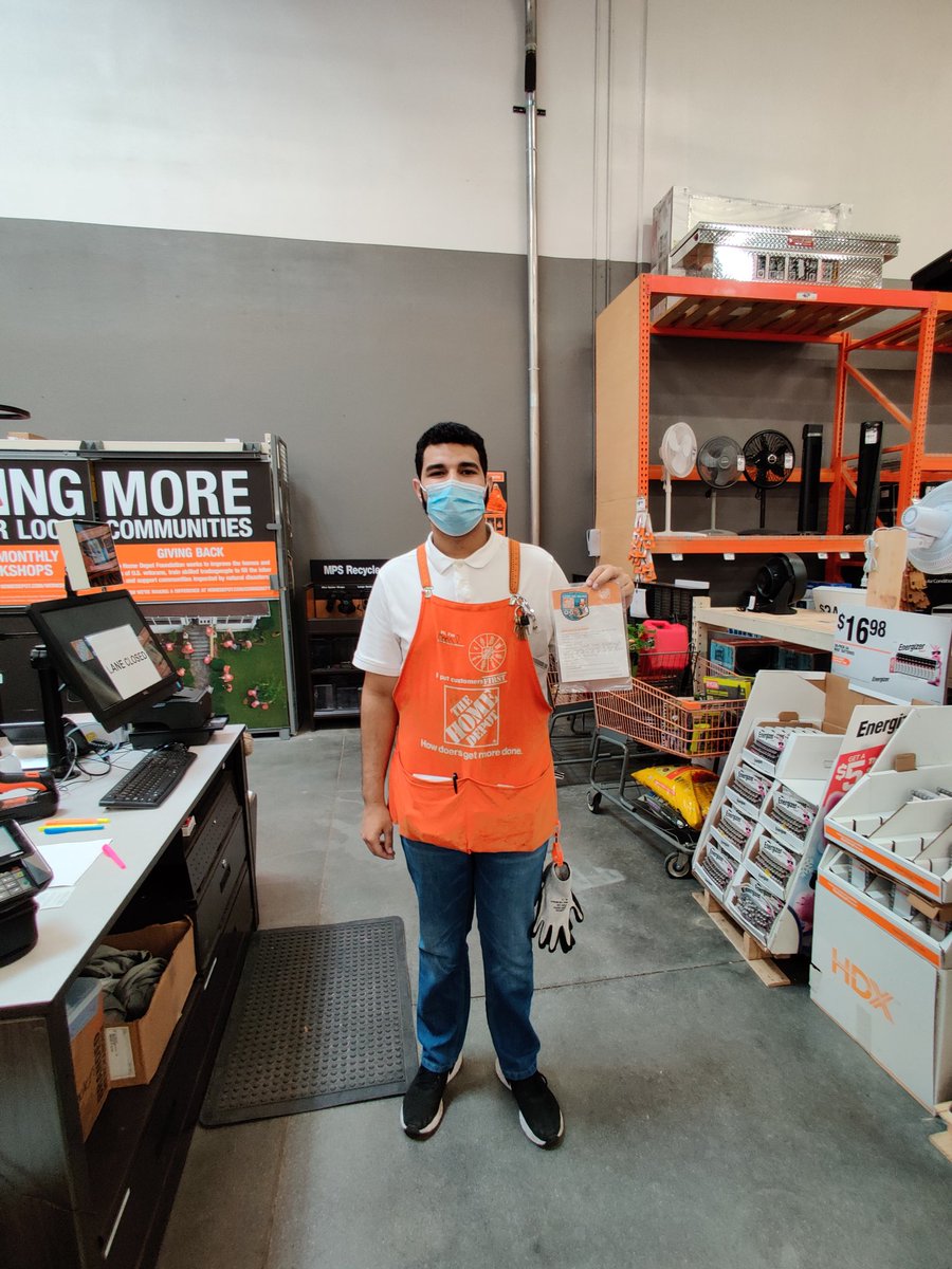Thank you Chris for driving Customer Service on the Front End and help all around the store. Chris was recognized in the VOC for his outstanding service. <a href="/SprengF/">Linda Spreng</a> <a href="/deebear0603/">Dee Smith</a> <a href="/jasm814/">Jasmin Maldonado</a> <a href="/the_real_mizza/">Jeremiah Post</a> @Orangelife2021 @WardallyJ <a href="/RickGTHD/">RickGTHD</a>