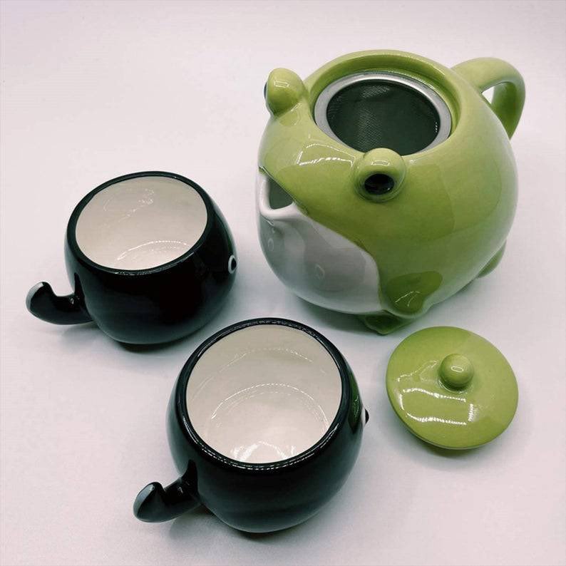 Frog Tea Set w/ Tadpole Mugs by SakurajapanJP