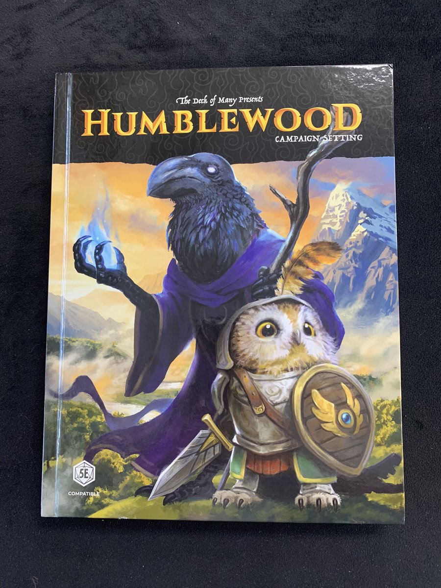 Now in stock! 
Live the adventures of the Birdfolk and Humblefolk of Everden in this awesome 5E compatible campaign setting + adventure for 1st-5th level characters!