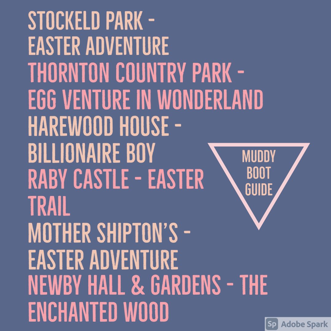 Here are 6 events in Yorkshire this Easter muddybootguide.co.uk/post/events-in… #easter #yorkshire #daysout #happy #outdoorfamily #visityorkshire #muddywalks #welcometoyorkshire #familydayout #familyevent #fundayout #familyyorkshire #summertimes #event #holidays #eastereggs #easterwalks