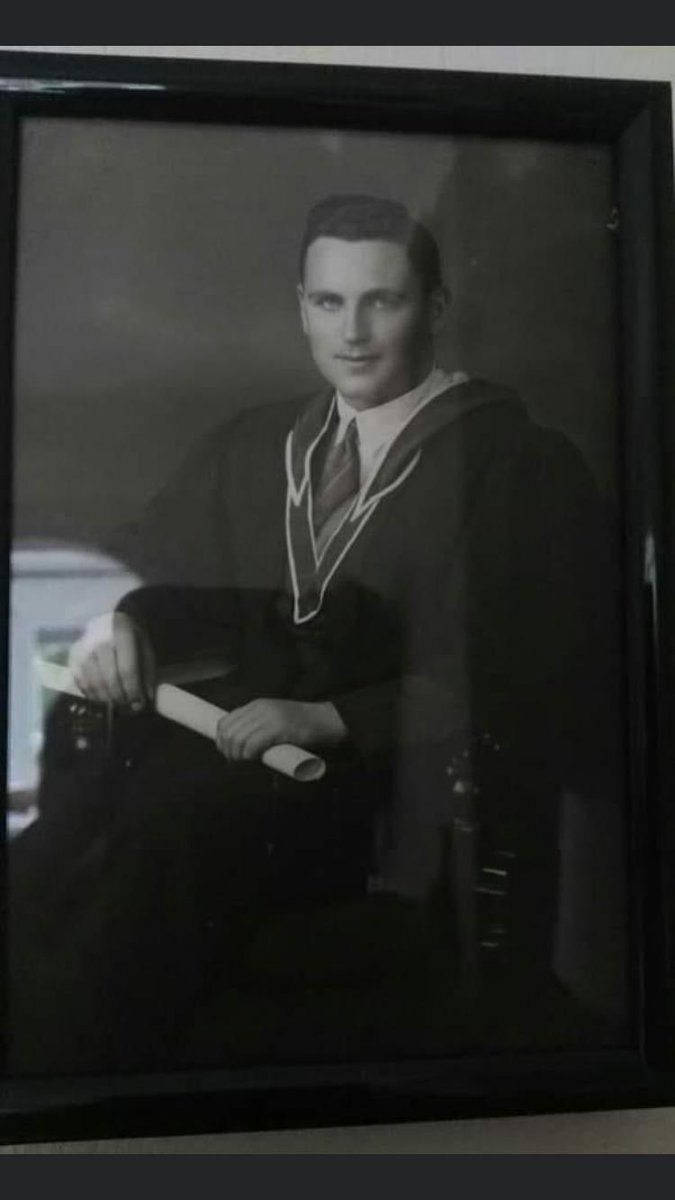 ucc_gaa's tweet photo. John Houlihan won a Fitzgibbon Cup in 1939. From Camross, Co Laois he graduated with a BA in Irish. Worked on Focloír Uí Dhómhnail and later with the Irish Press. John was full back on the UCC team of ‘39 that beat UCD @UCC @CACSSS1 @hurlinchief @HigherEdGAA @CamrossGAA https://t.co/nXUFME9fAF