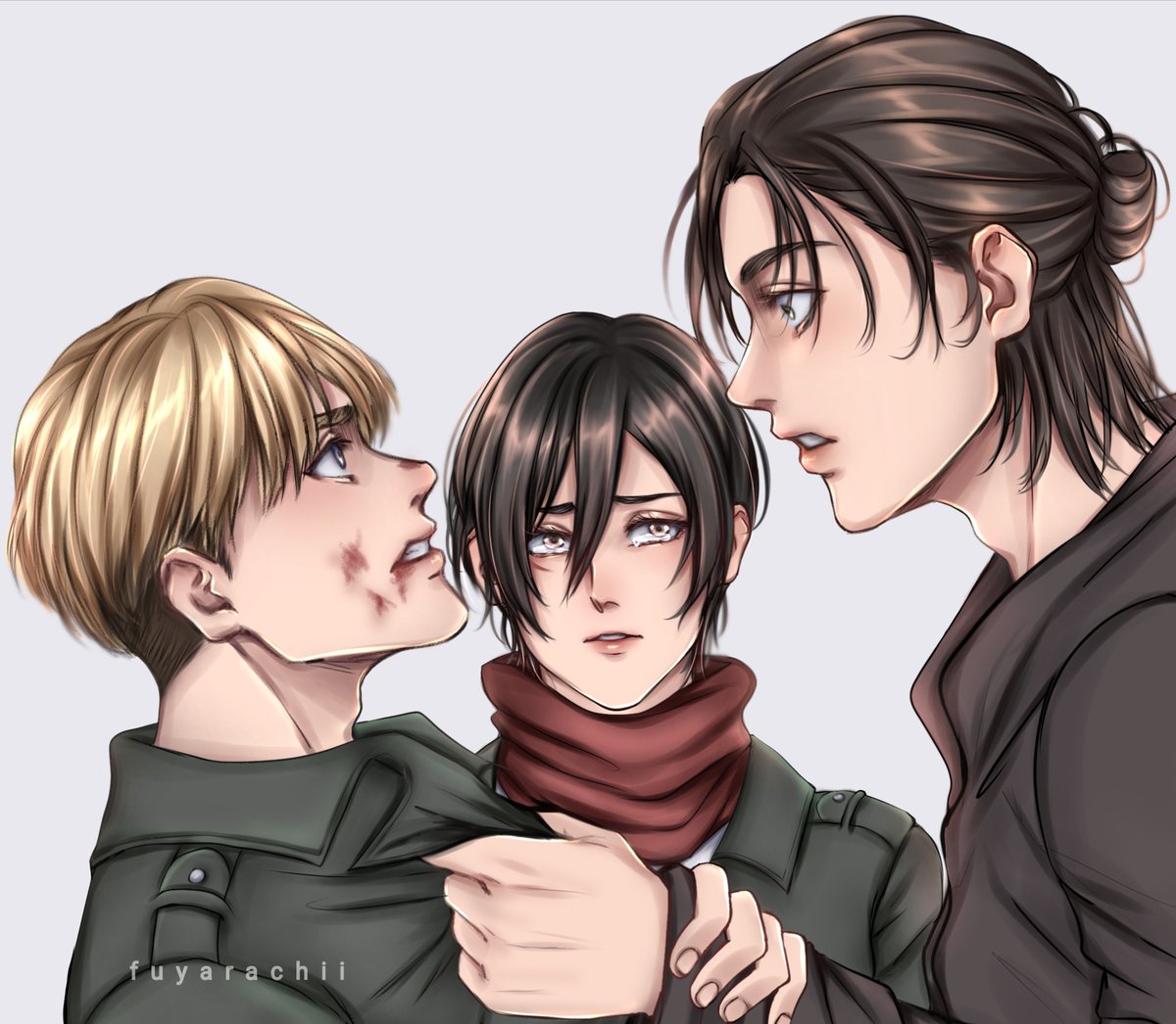 #AttackOnTitan #ErenJaeger #mikasa #Armin #SNK #Aot