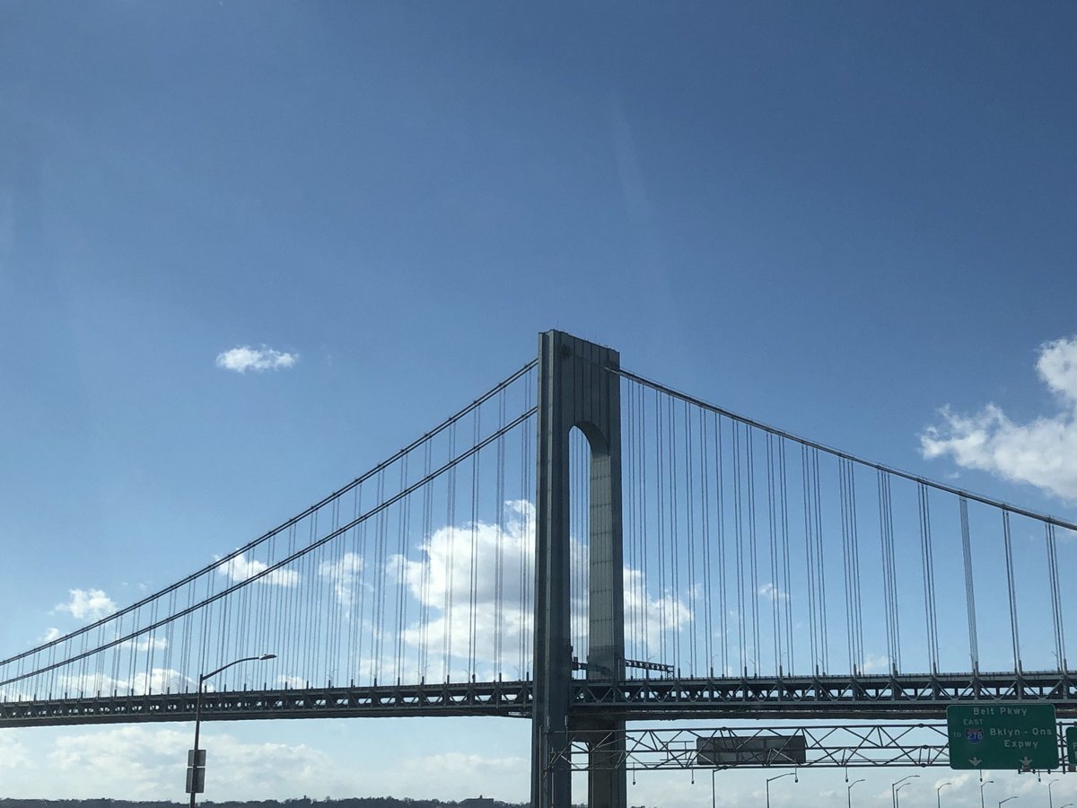 This is the Verrazano Bridge, made famous by the film Saturday Night Fever. #brooklynlife