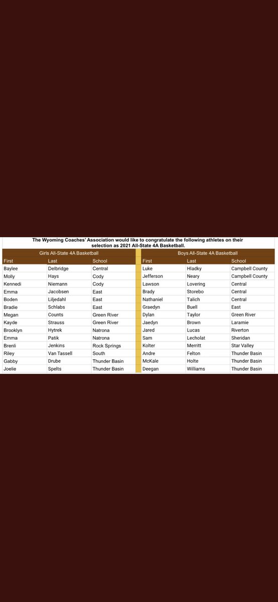 Congratulations to Brooklyn Hytrek and Emma Patik on their All-State selections. <a href="/NatronaBooster/">NCHS Booster Club</a>