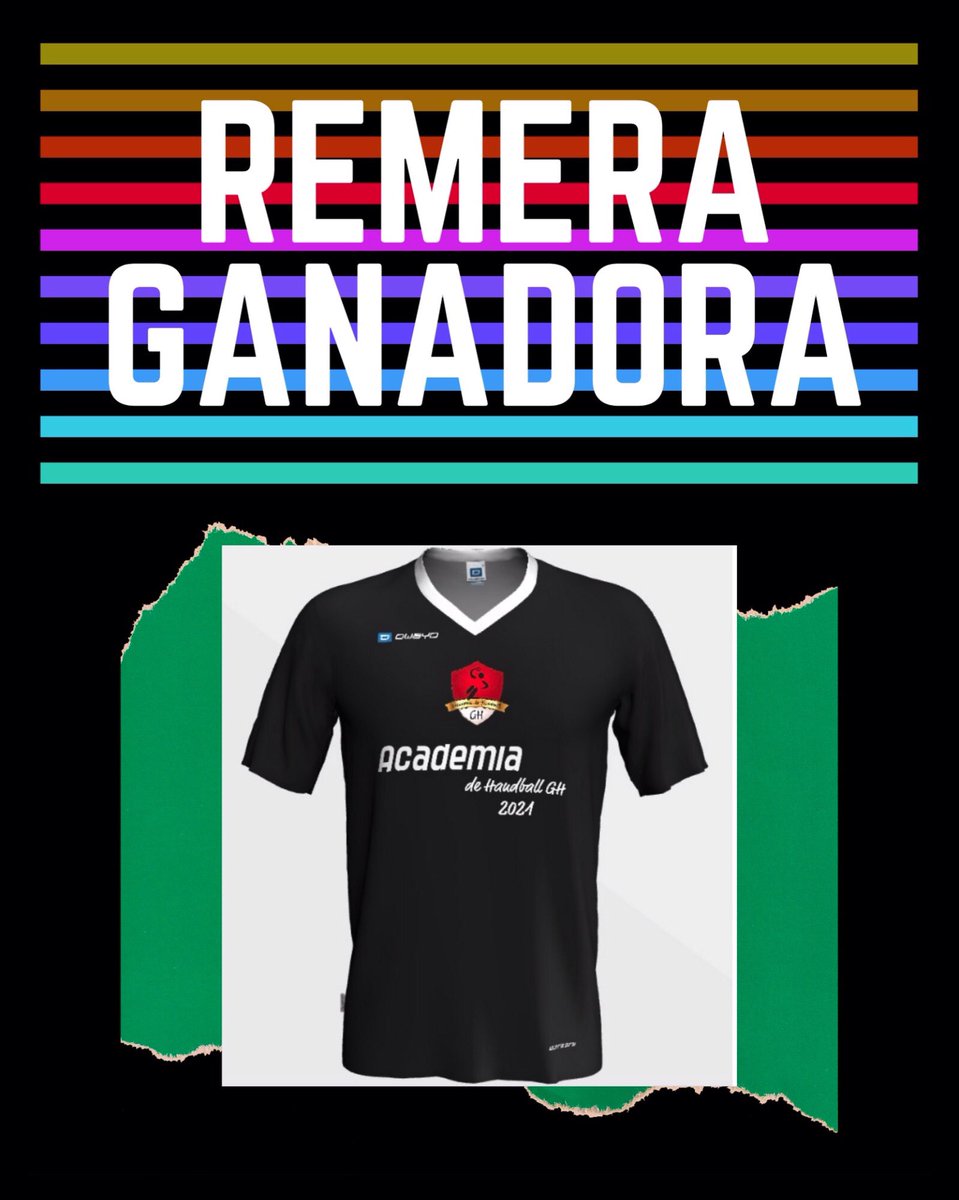gh_academia's tweet photo. ¡¡REMERA GANADORA!!

La Academia de Handball GH ha elegido el color de su remera. 

La remera negra será la oficial en cada entrenamiento.

Gracias a todos los que participaron. La Academia la hacemos entre todos.

#handball #handballispassion https://t.co/JGmHvqCYS7