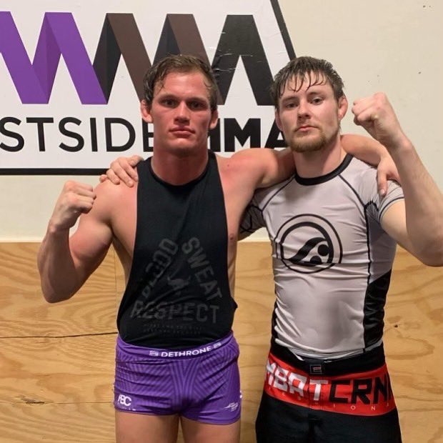 LFAfighting's tweet photo. COUSINS! 👊🏼 👊🏼

#AJCunningham is ready to make his @LFAfighting debut at #LFA102. He is the cousin of #UFC star / @LFAfighting great @ThugNastyMMA! 💥

Friday, March 19
@GrandCasinoOKC
#Shawnee, #Oklahoma

#MMA
#LFANation
@UFCFightPass https://t.co/lVtMpTRs1D
