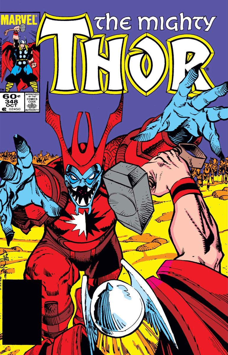 [Thor #348, Oct. 1984] Look I don’t know who this guy is but apparently Thor has to fight him. [#cmro M5763] https://t.co/kW6nSebZ2A