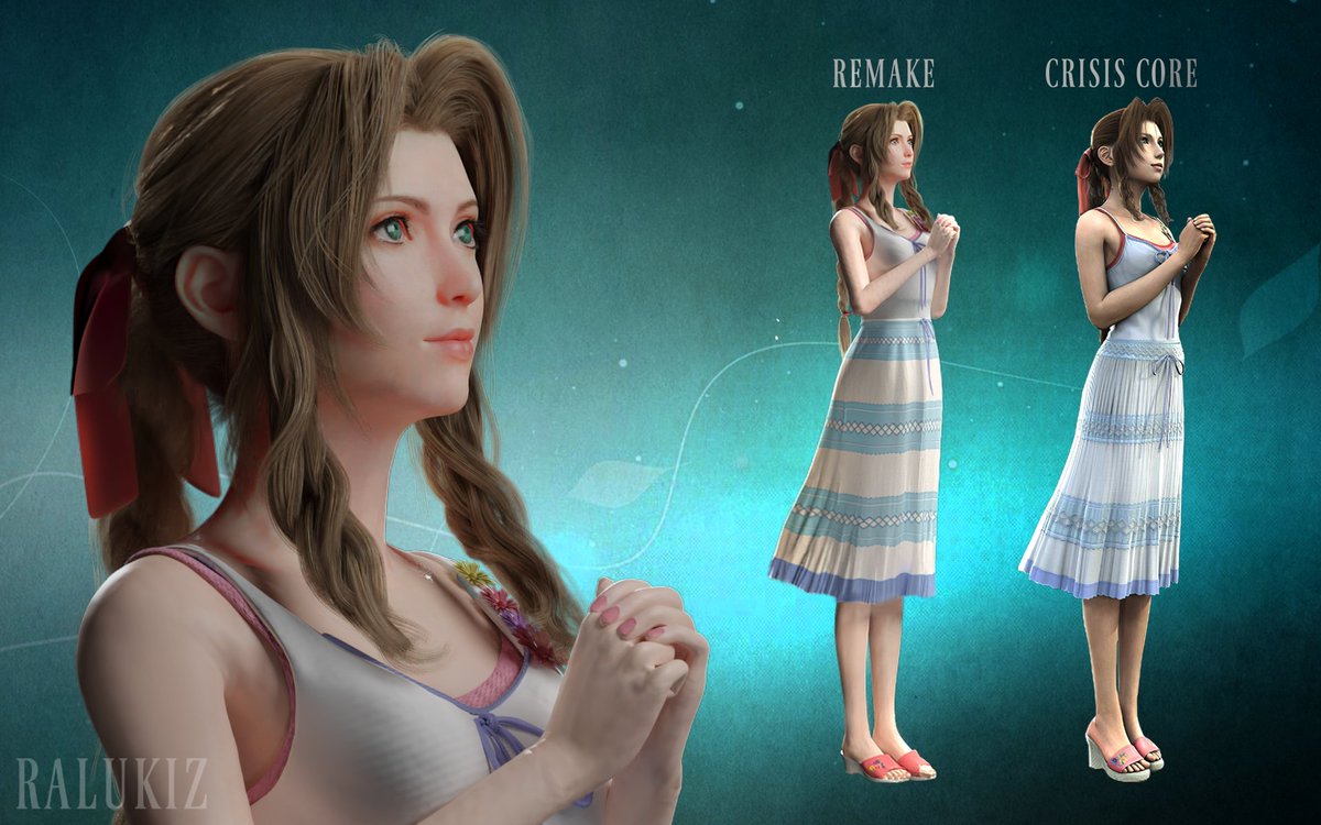 Crisis Core Aerith Remake~ 
#FF7R #Aerith #AerithGainsborough
