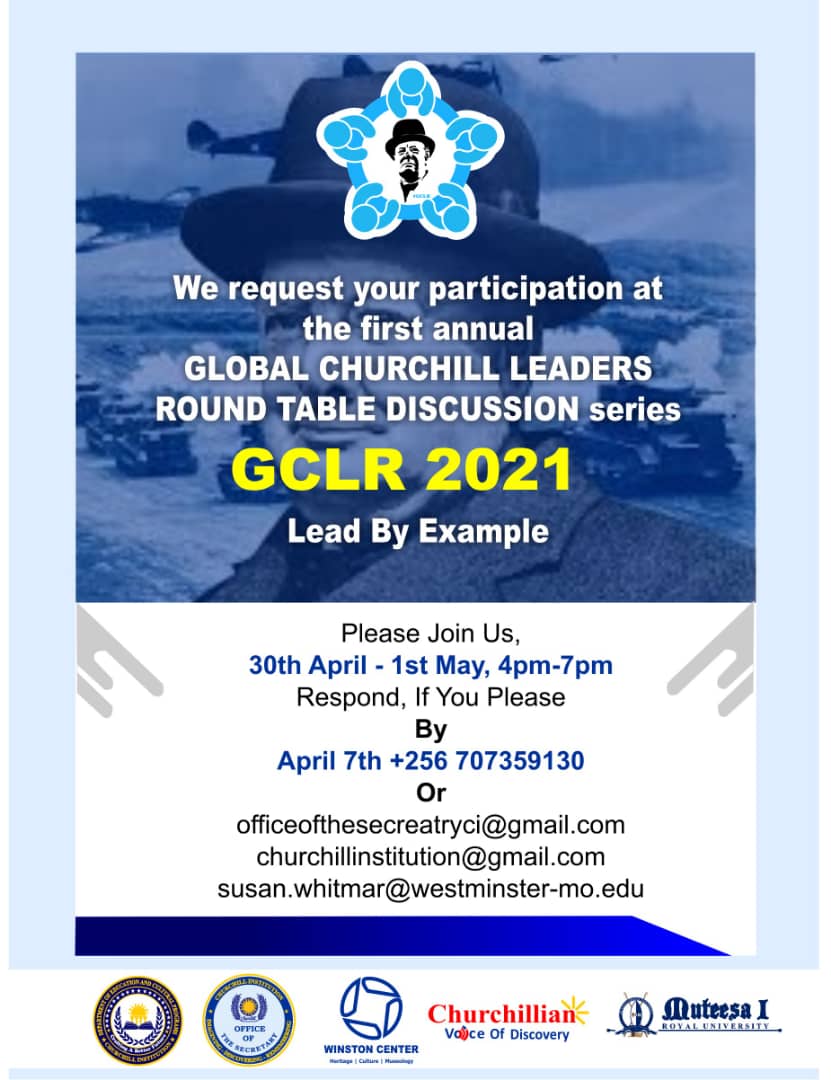 WinstonCenterCI's tweet photo. Please join us for a virtual event 'the Global Churchill Leaders Roundtable (GCLR) Discussion series 2021, organized in partnership by the Churchill Institution and the America's National Churchill Museum Westminster College, Fulton, Missouri USA, on April 30th and May 1st, 2021. https://t.co/tJYHiECkEm
